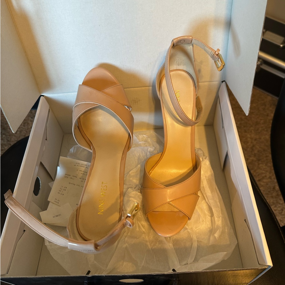 Open toe heels